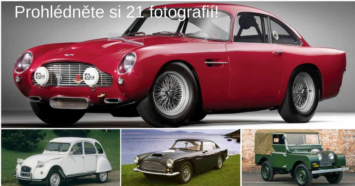 Sporťák Aston Martin, lidový Citroën a terénní Land Rover - 3 světová auta, která letos oslaví kulatiny